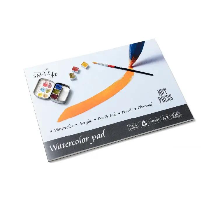 Miniatura: SM LT Art - Watercolor Pad - Skicár na maľbu i skicovanie - 260g/m2 - 20 listov