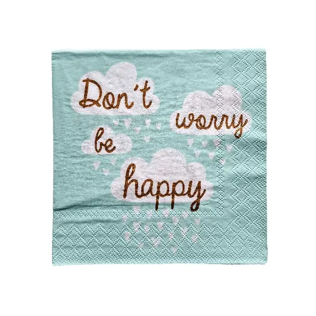 Servítka - Don't worry be happy