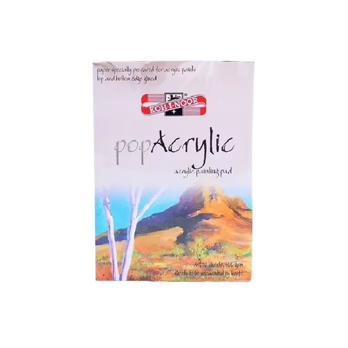 KOH-I-NOOR Akrylový blok - pop Acrylic pad - 10 listov - 400g/m2