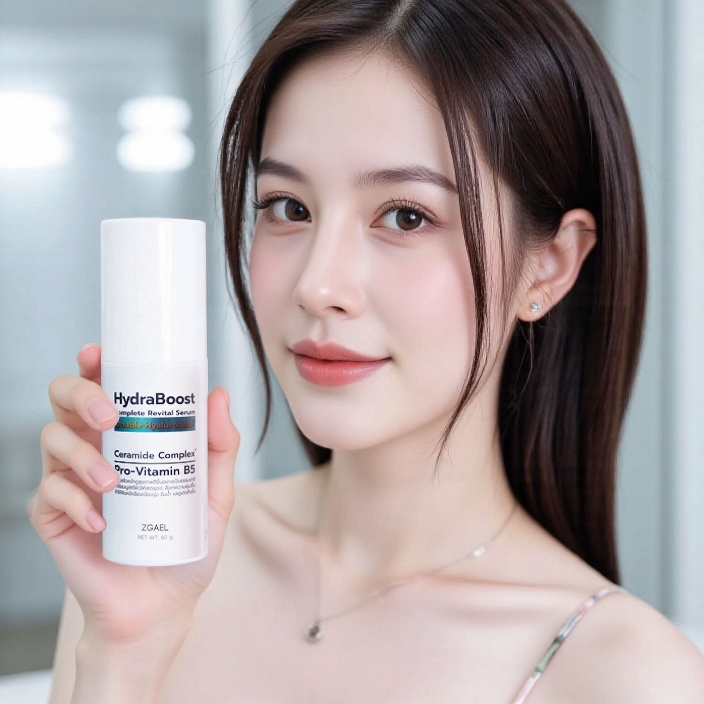 ZGAEL ซีเกล ไฮดราบูสต์ เซรั่ม ฟื้นฟูผิวขาดน้ำ: ผิวอิ่มฟู แข็งแรง ด้วย Double Hya
