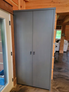 Tall Stained Pantry.JPG