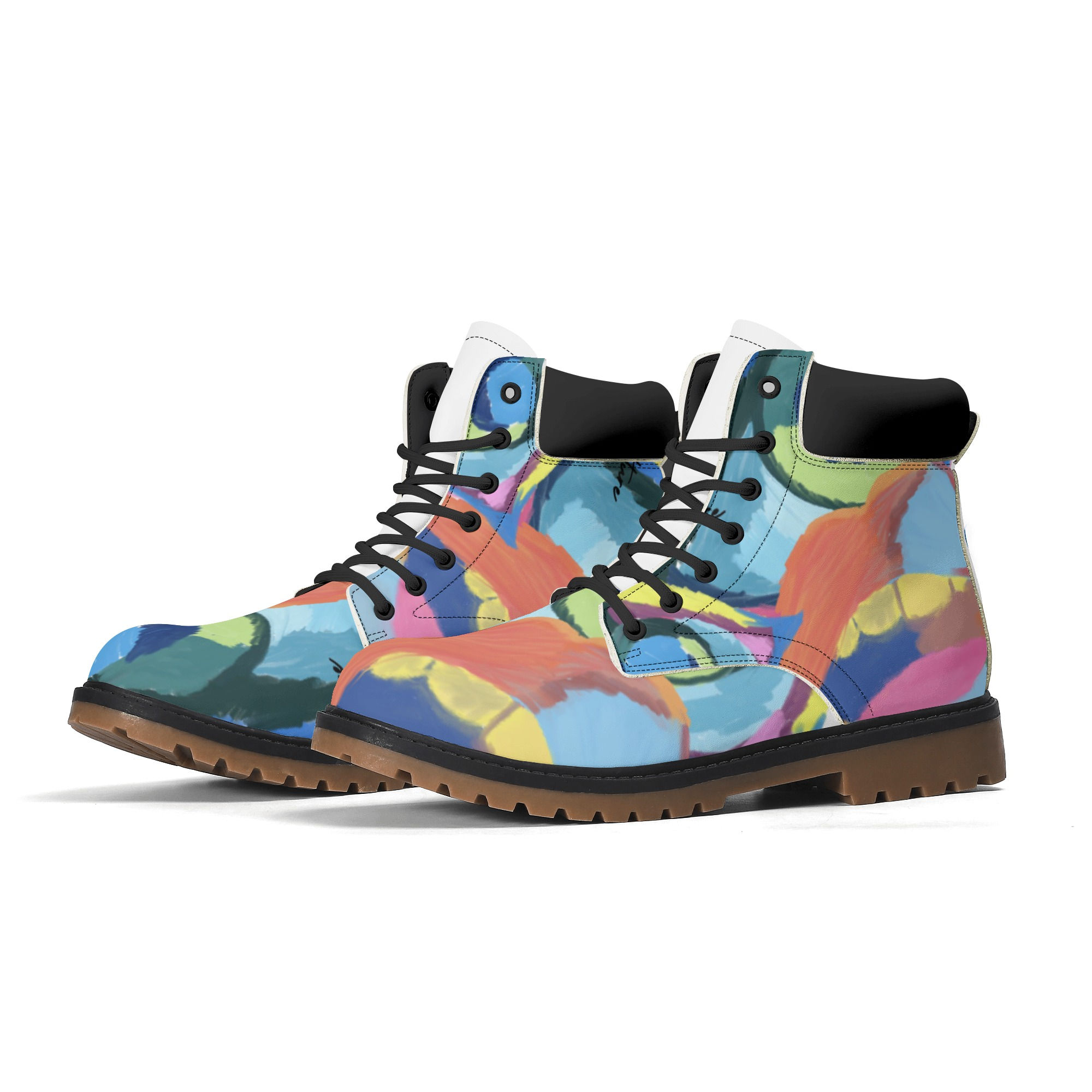 Poetic Culture Leather All Season Boots