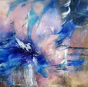Abstract painting Elisabeth Veerbeek
