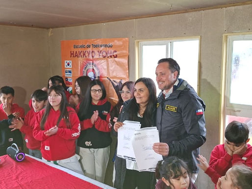 Recuperan recinto para la práctica del Taekwondo y el desarrollo de niños y jóvenes de Alerce