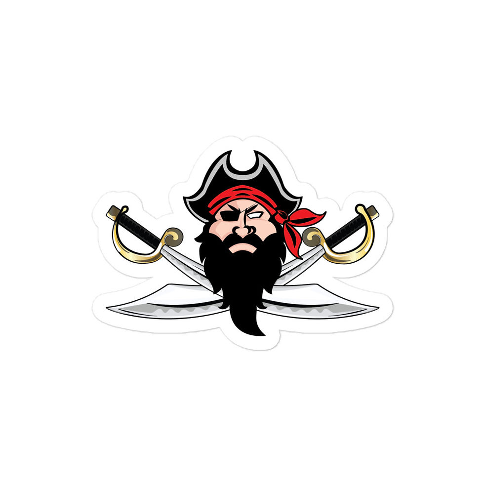 Thumbnail: Jack Neely Crossed Swords Bubble-free stickers