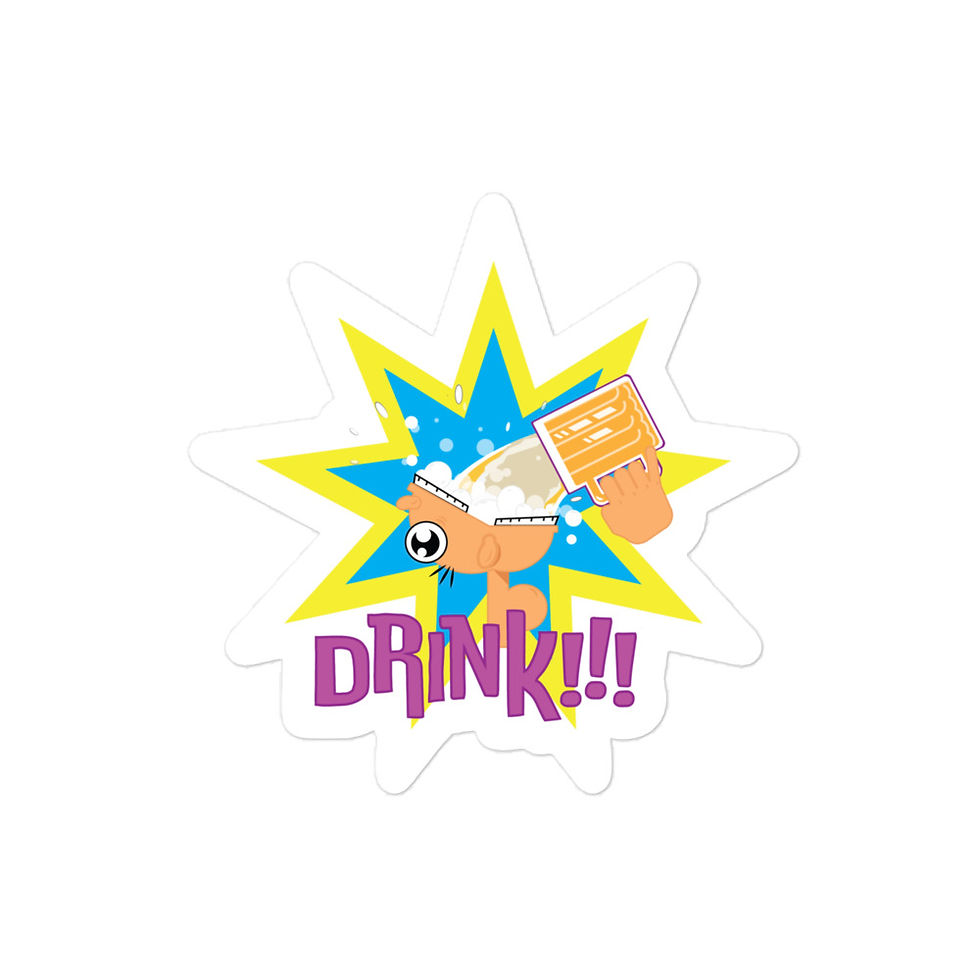 Thumbnail: DRINK!!! Bubble-free stickers