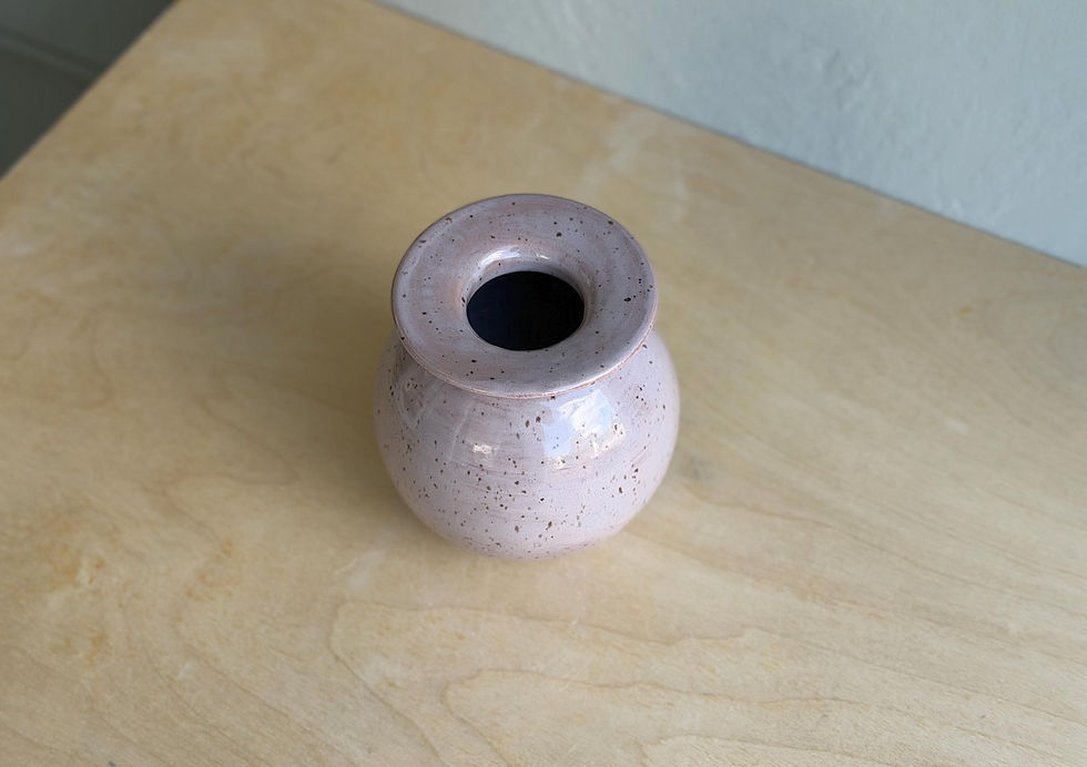 Thumbnail: Lavendar Mist Speckled Vase #1