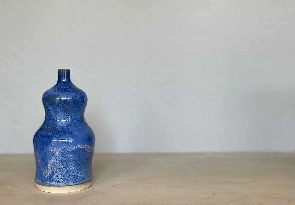 Thumbnail: Blue Purple Bud Vase #1