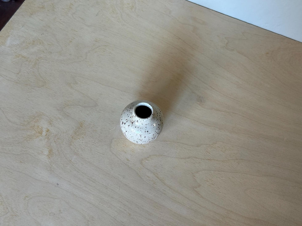 Thumbnail: Speckled Winter Day Mini Bud Vase #4