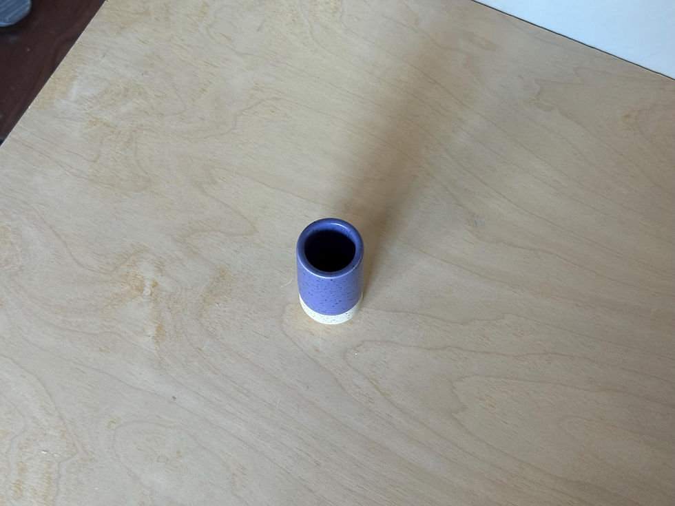 Thumbnail: Speckled Periwinkle Mini Bud Vase #4