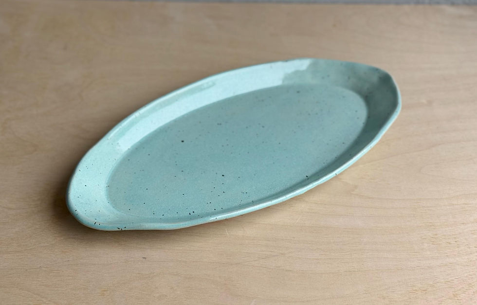 Thumbnail: Speckled Tortuga Oval Plate #6