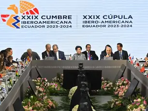 Arrancó la cumbre Iberoamericana de Ecuador; en medio de protestas y un gran número de líderes ausentes