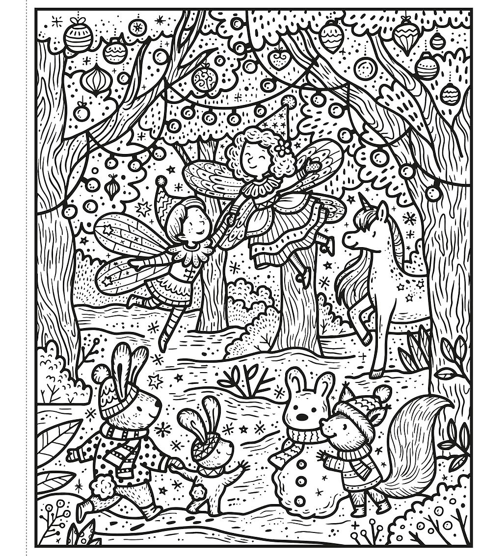 Thumbnail: Winter Wonderland Magic Painting Book