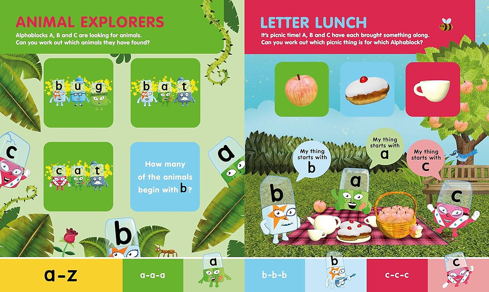 Alphablocks A-Z Phonics Activities