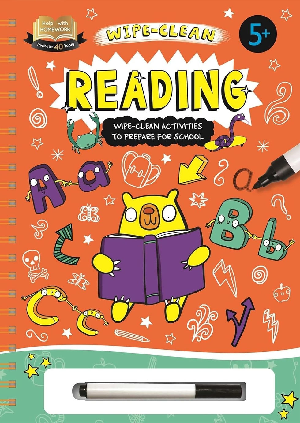 Help With Homework: 5+ Reading – Wipe-Clean Activities to Prepare for School