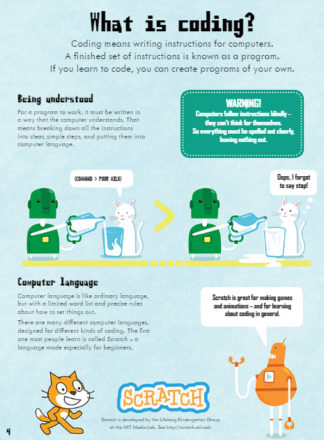 Coding for Beginners Using Scratch inside