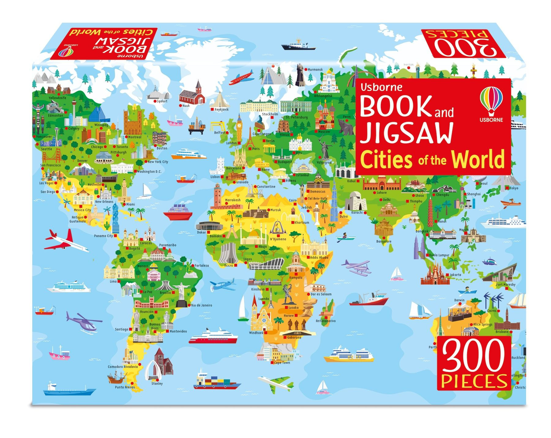 Cities of the World Book and Jigsaw