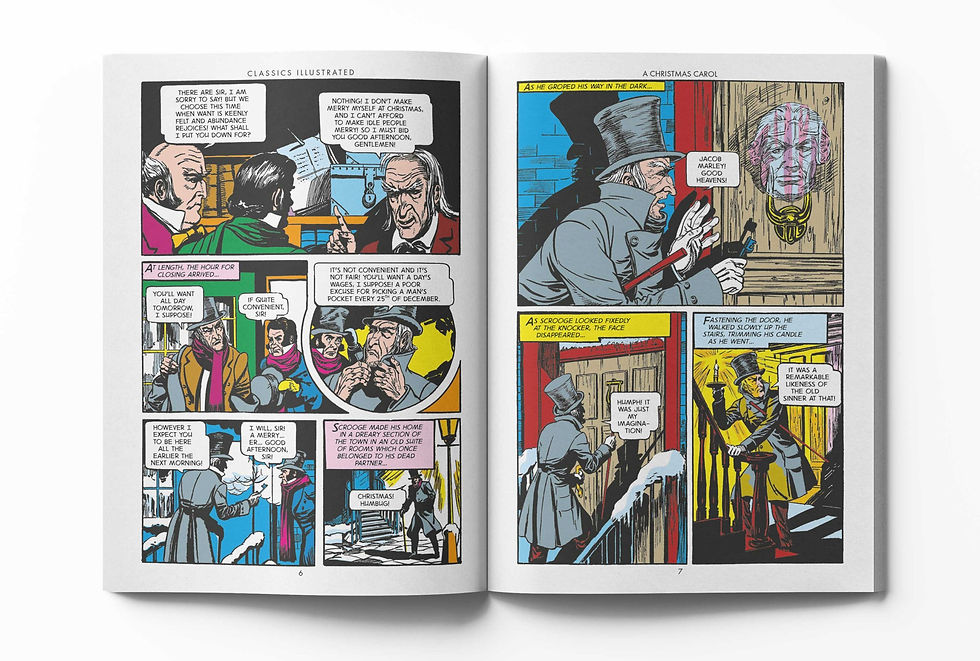 Thumbnail: Christmas Carol, A (Classics Illustrated)