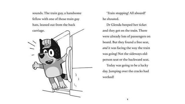 Thumbnail: Bluey : Trains: An Illustrated Chapter Book