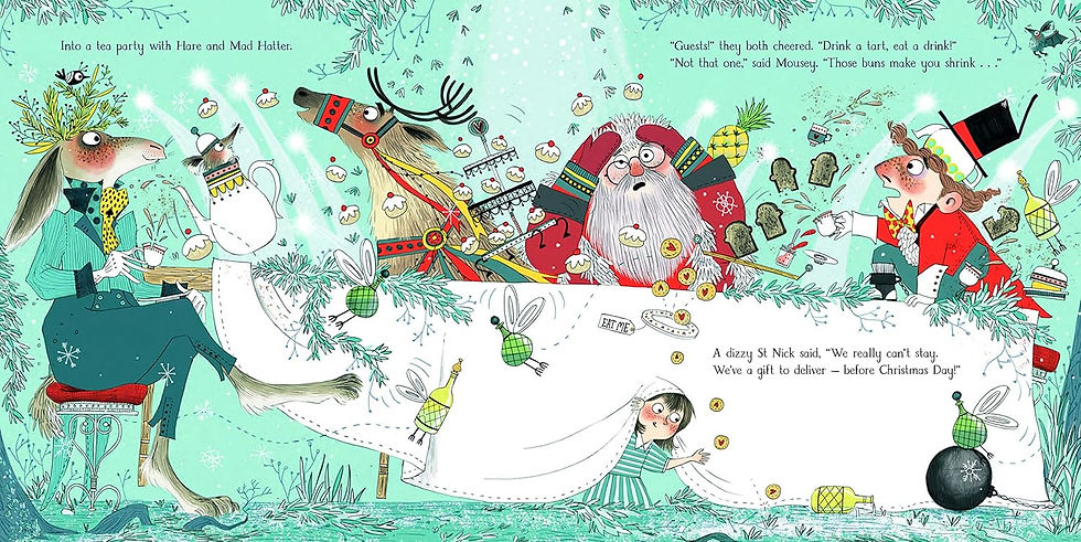 The Night Before Christmas in Wonderland