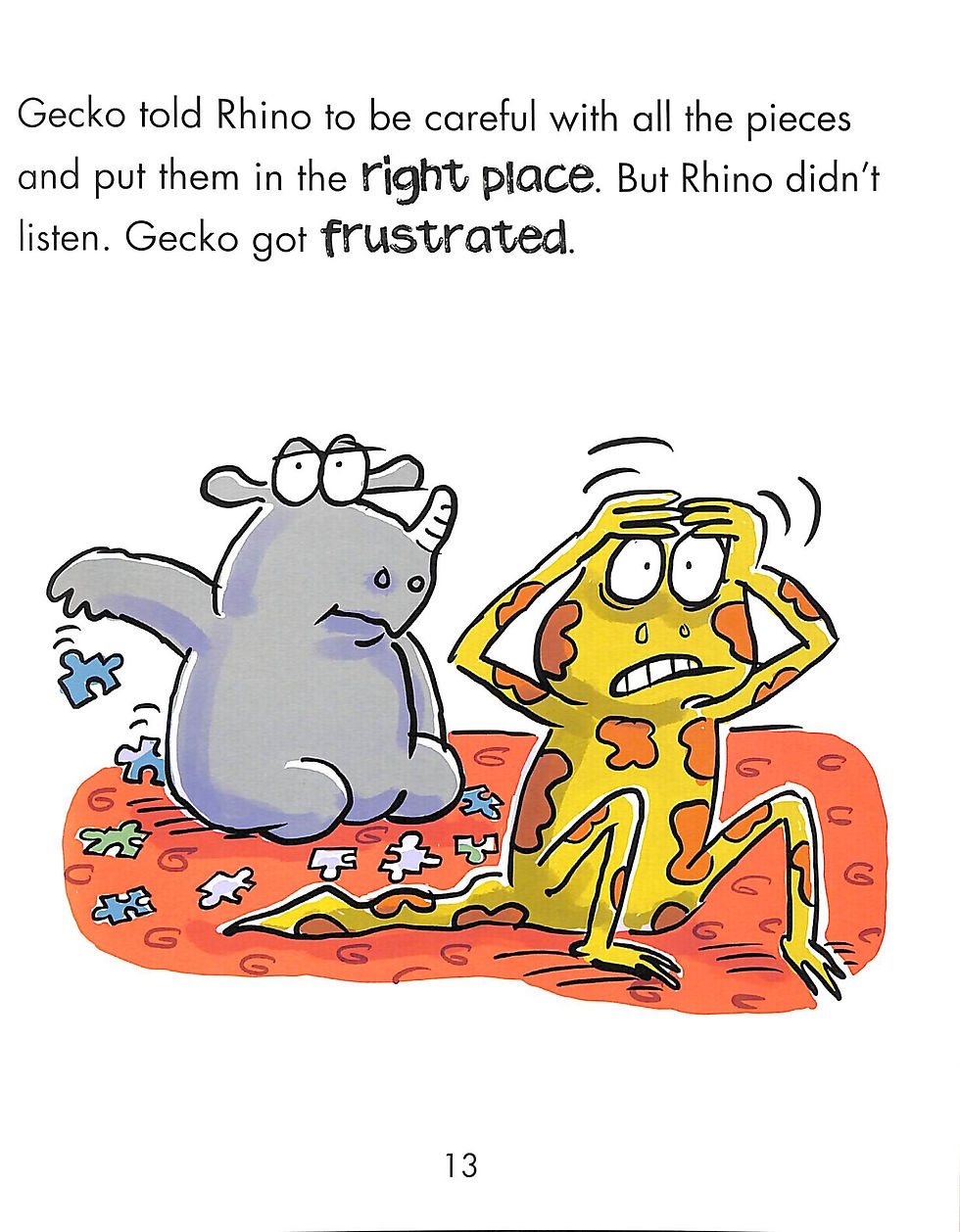 Thumbnail: Gecko is Frustrated - A book about keeping calm