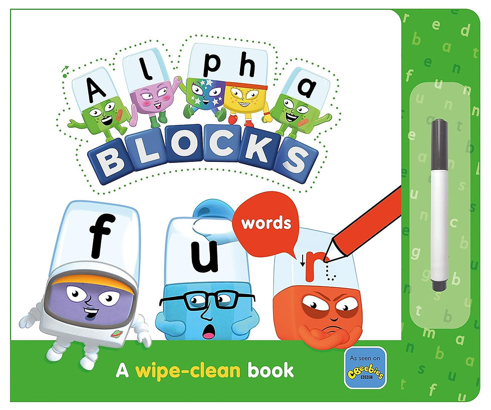 Alphablocks Words Wipe-Clean Book