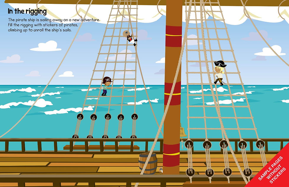 Thumbnail: 555 Pirate Ship Sticker Book