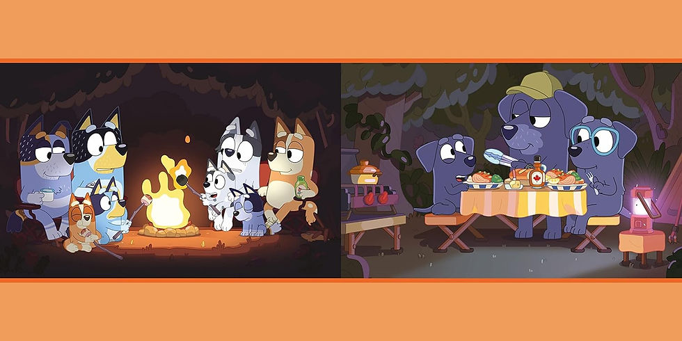 Thumbnail: Bluey Camping | Paperback