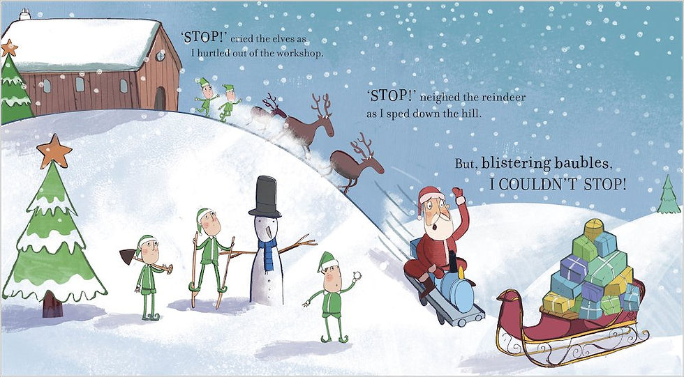 Thumbnail: Father Christmas on the Naughty Step by Mark Sperring,