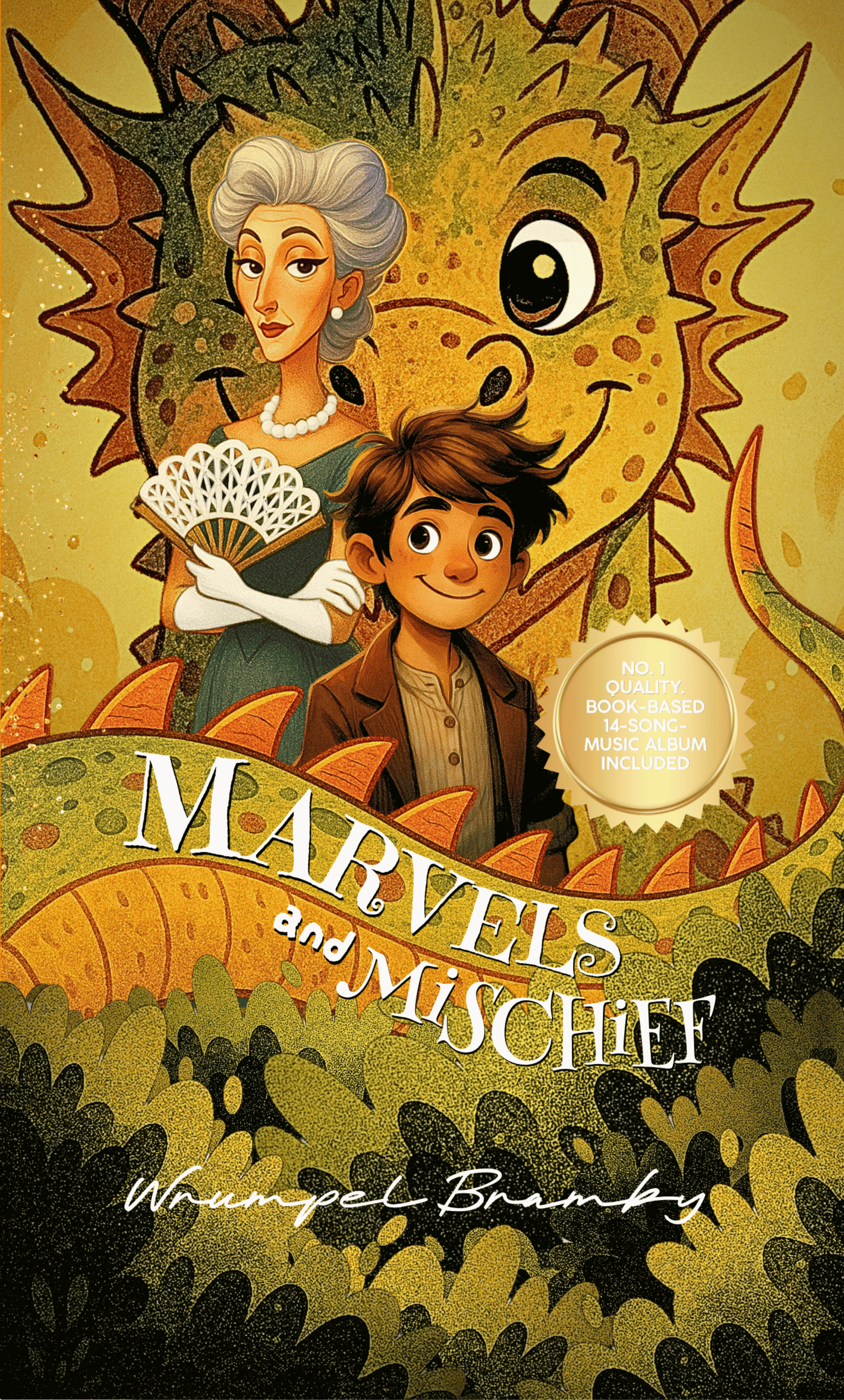 Marvels and Mischief Hardback Front Cover Giant Panda Press