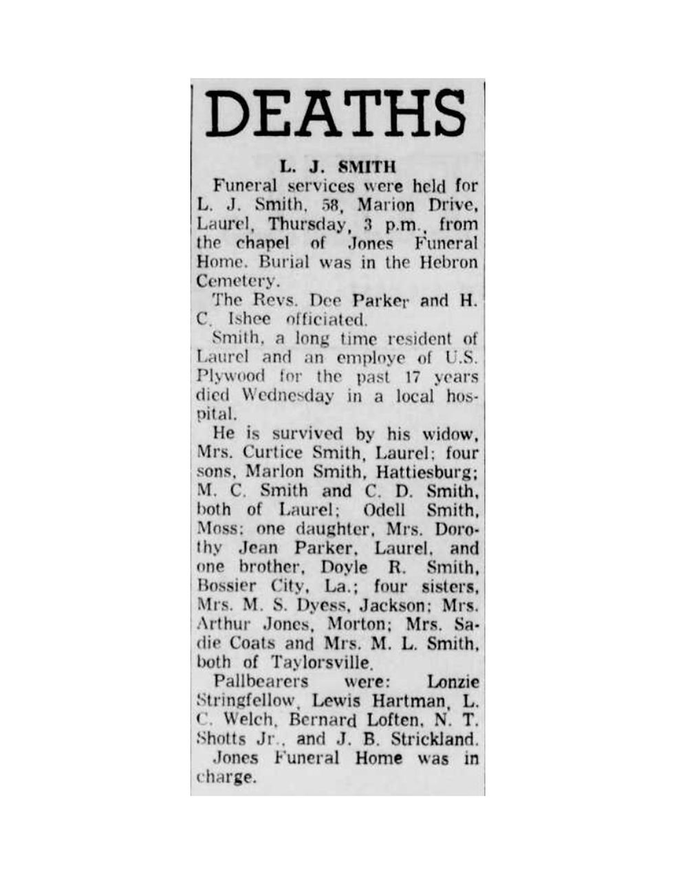 Newspaper Research Checklist