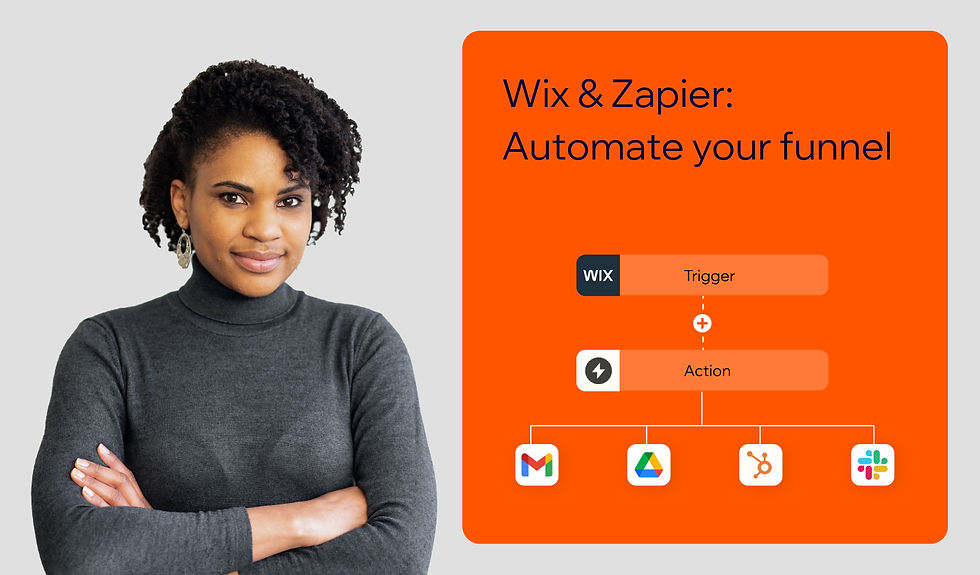 Automate your digital marketing funnel with Wix Studio & Zapier