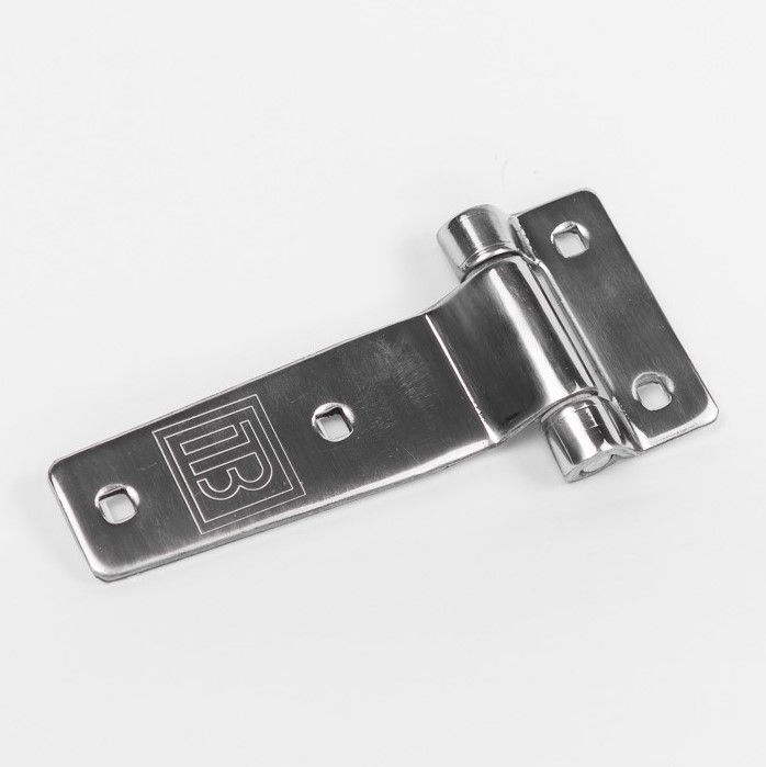 ITB 5" stainless steel hinge with logo engravement