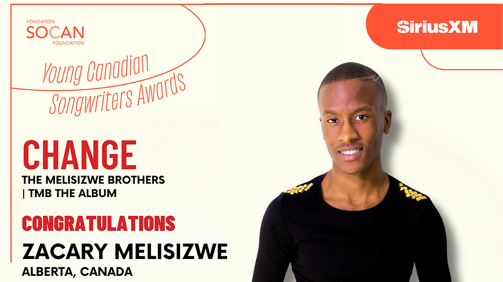 Leduc’s Zacary James of The Melisizwe Brothers Crowned One of Canada’s Top Young Songwriters