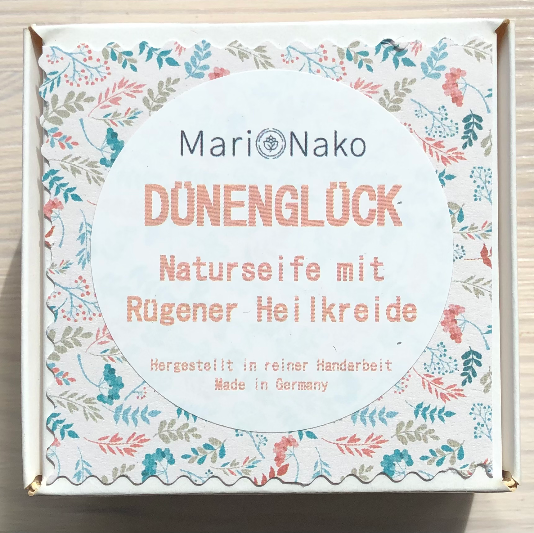 Dünenglück - Naturseife mit Rügener Heilkreide