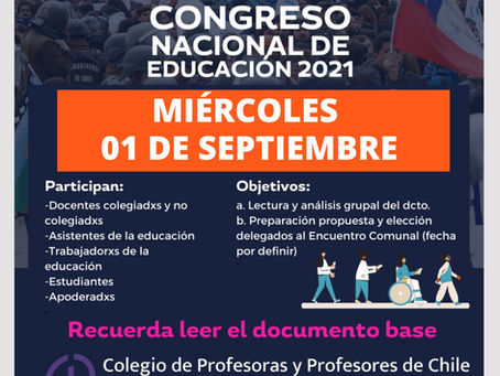 CONGRESO NACIONAL DE EDUCACIÓN 2021 