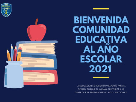 COMUNICADO INICIO DE AÑO ESCOLAR 2021 