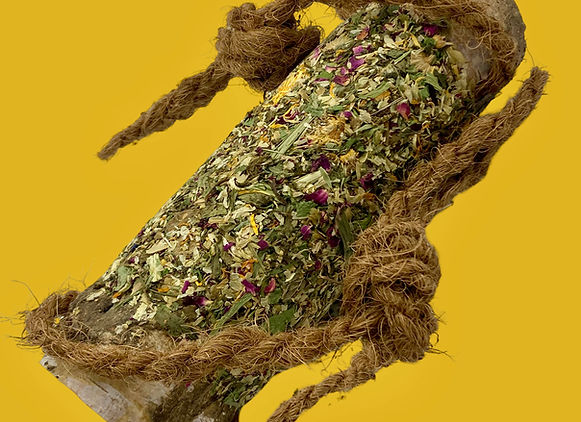 Birken-Klotz mit Hotzenklotz Krautsalat Kräutermischung