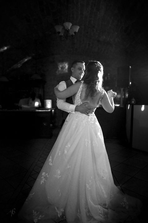 Hochzeitstanz schwarz weiß MAG Fotografie