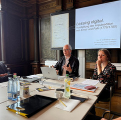 Vorstellung des Projekts "Lessing Digital"