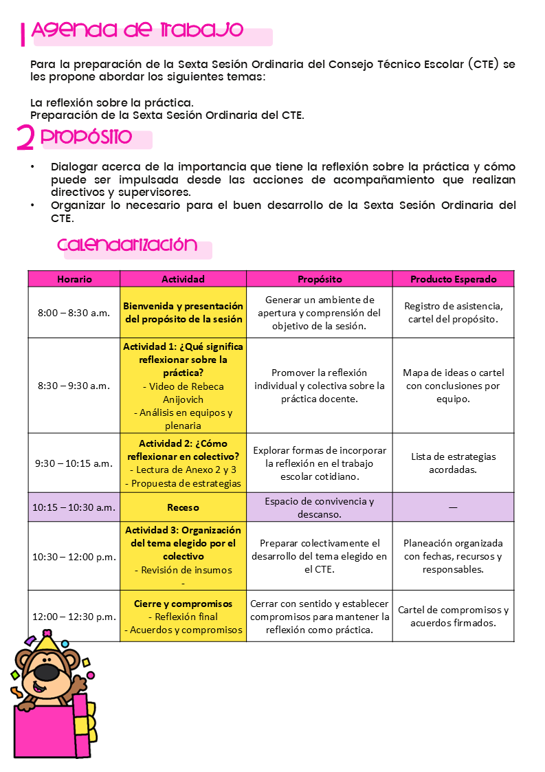 Miniatura: Sexta sesión CTE