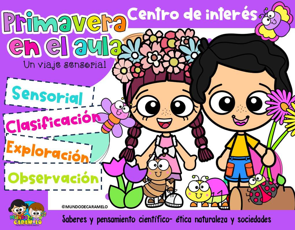 Primavera en el aula. centro de interes