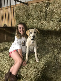 Alana with Timber