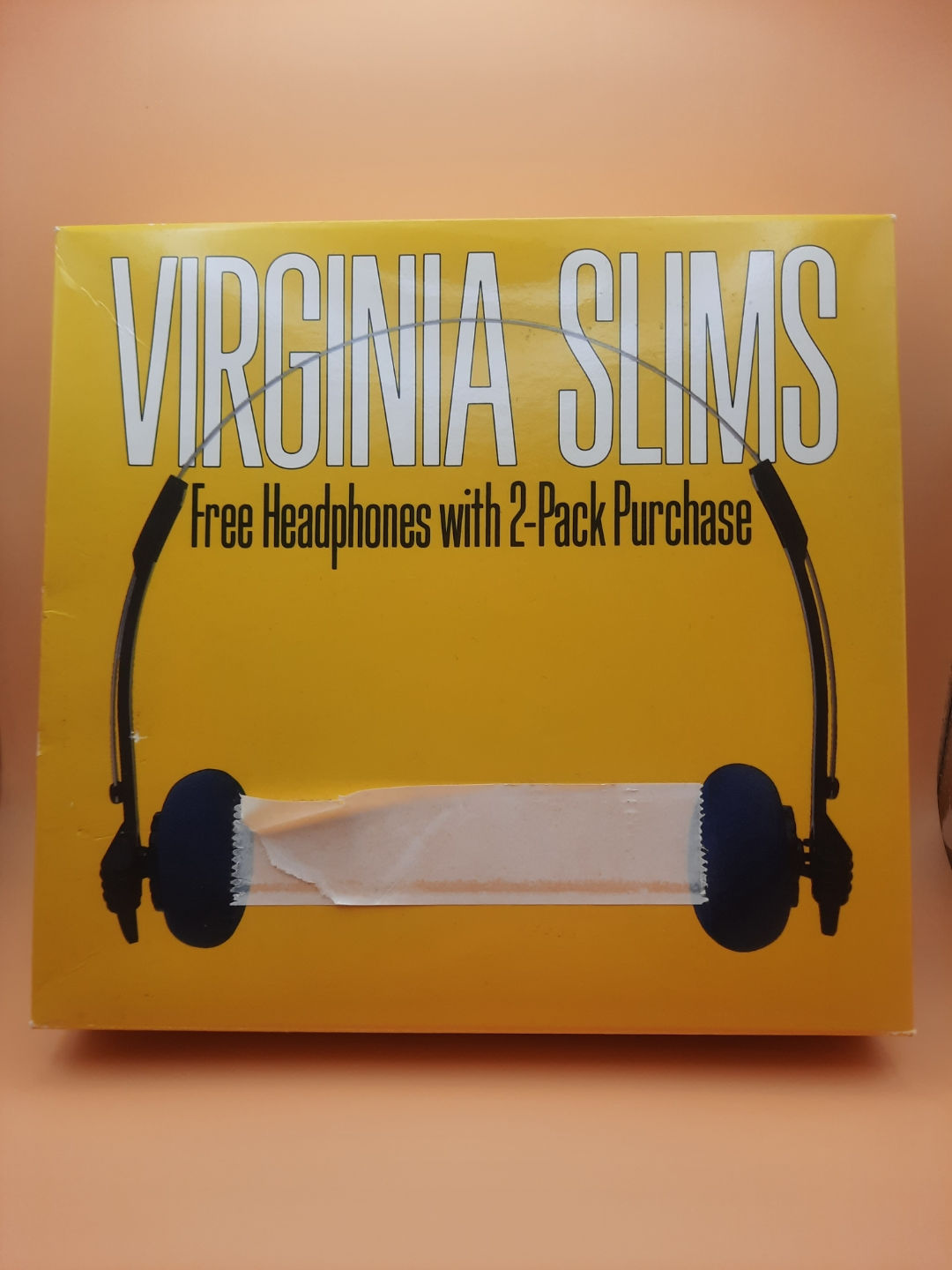 Vintage 1991 Stereo Headphones from Virginia Slims