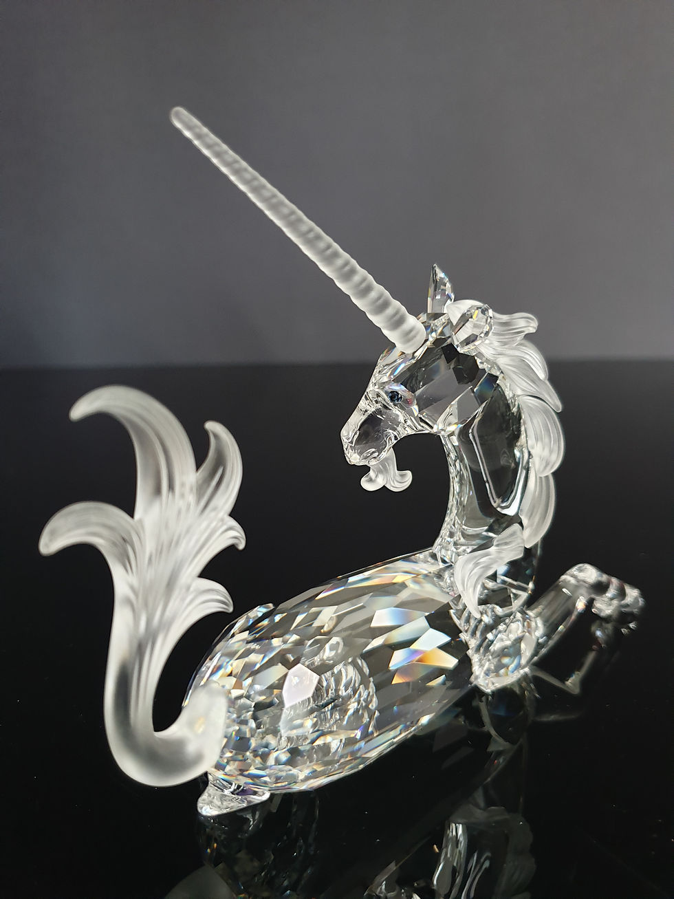 Thumbnail: Swarovski Crystal Signed Unicorn 191727 / DO1X961 MINT + Boxed + COA