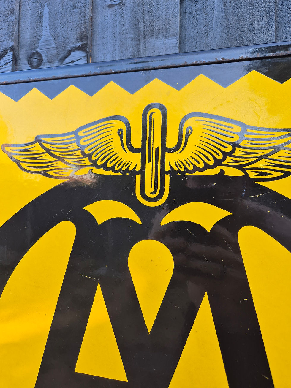 Thumbnail: Genuine Double Sided AA Garage Enamel Sign Automobilia 31" x 22"