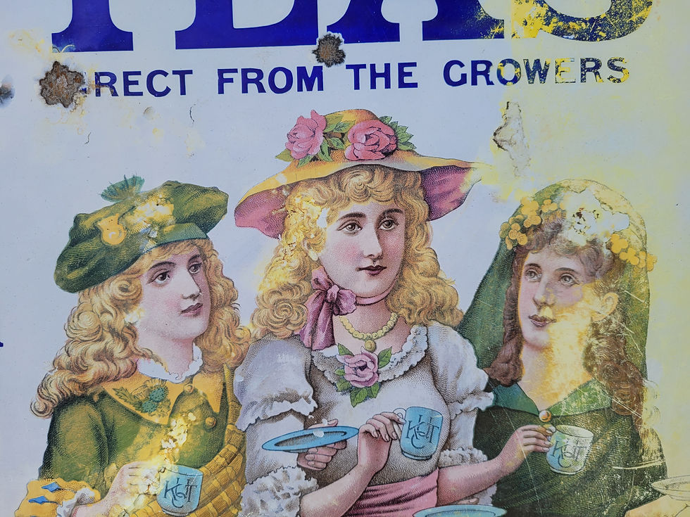 Thumbnail: Genuine Original United Kingdom TEA COMPANY TEAS LARGE 36" x 24"