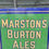 Thumbnail: Early Genuine JOB LOT OFF 3 MARTON'S BURTON ALES Enamel Signs
