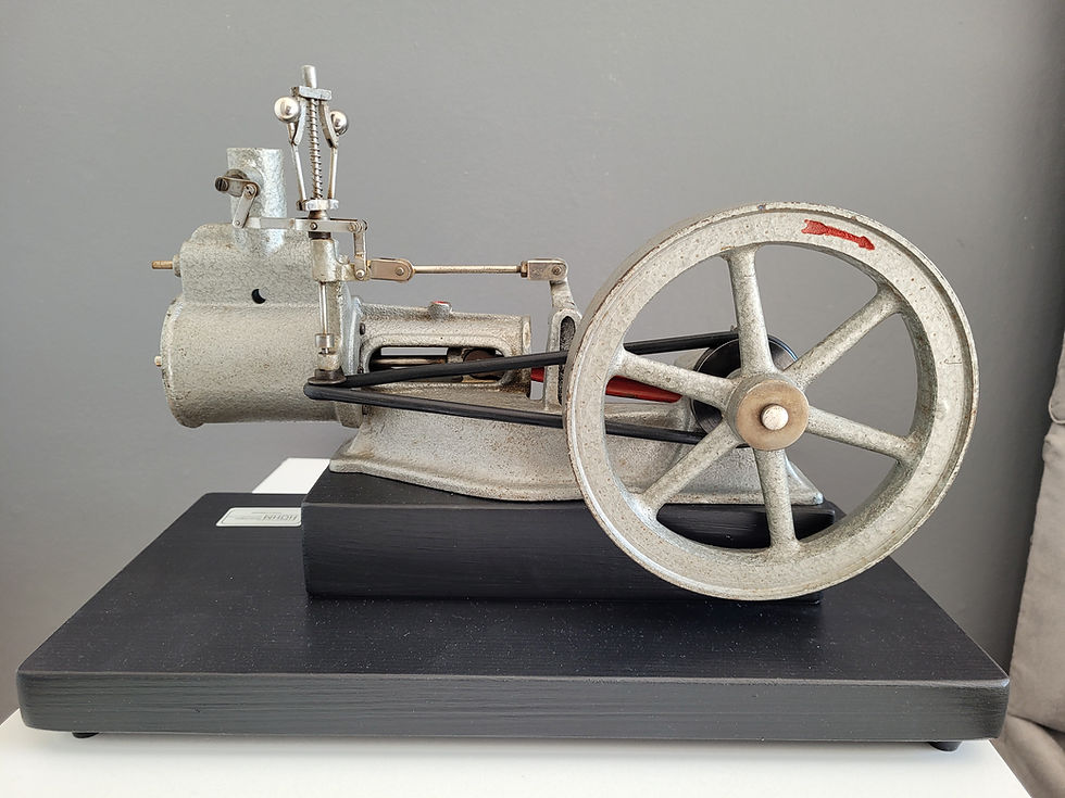 Thumbnail: Original 1960's Steam Engine Model by HOHM Germany Education Model
