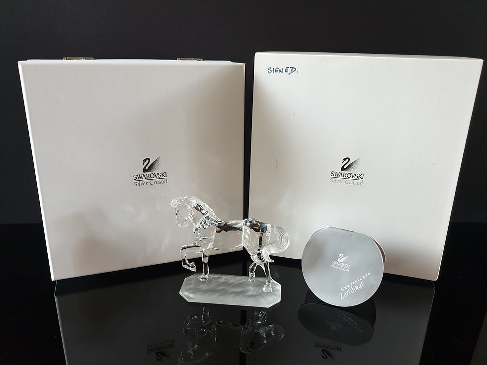 Thumbnail: Swarovski Crystal Stallion Arabian 221609 SIGNED by Martin Zendron + BOX + COA